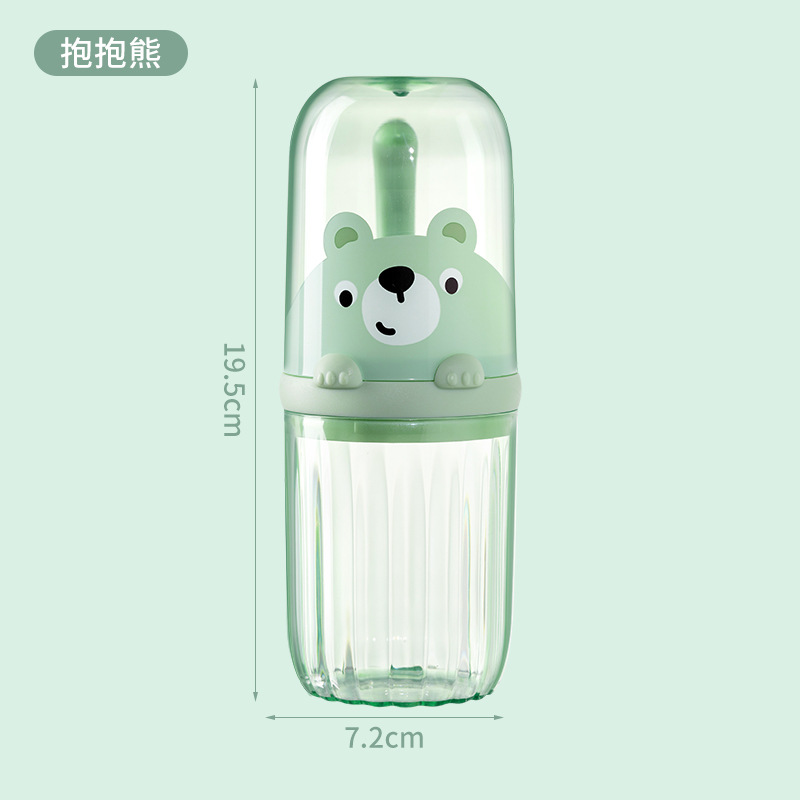 Cartoon Wash Cup Toothbrush Cup Portable Three-in-One Toothbrush Cup Toothbrush Cup Travel Couple Mouthwash Cup