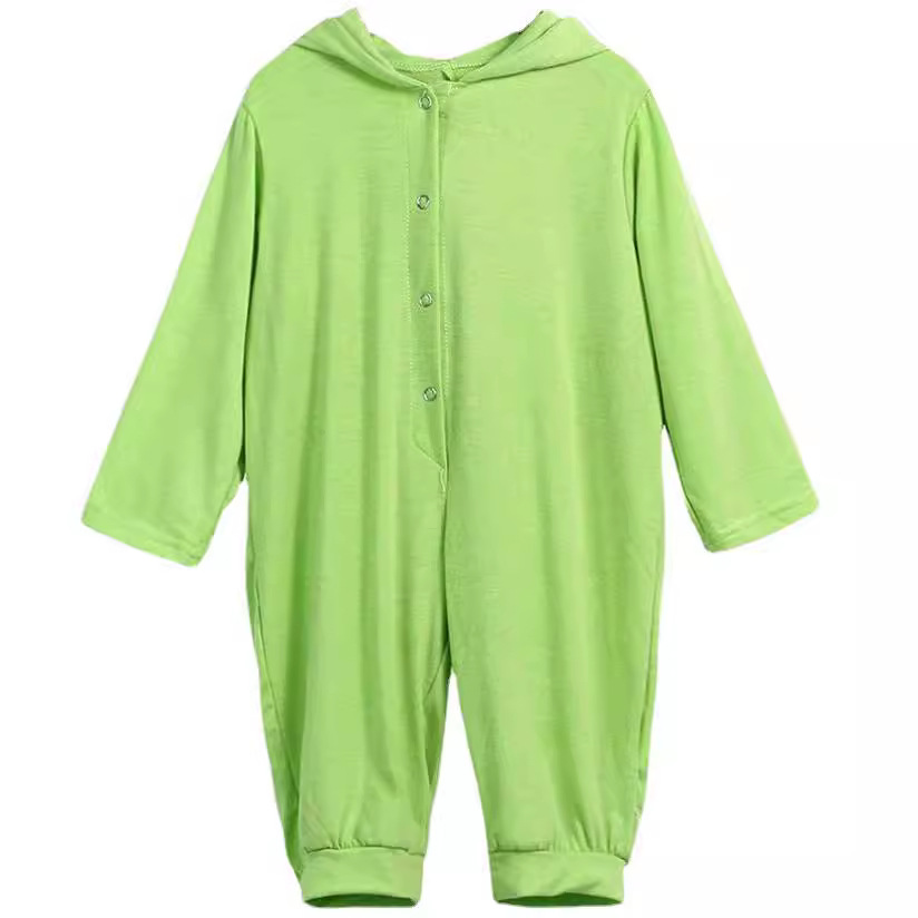 2024 Cross-Border Hot Fashion Dinosaur Hooded Jumpsuit Cute Baby Rompers Jumpsuit Foreign Trade Casual Children's Clothing Baby Clothes