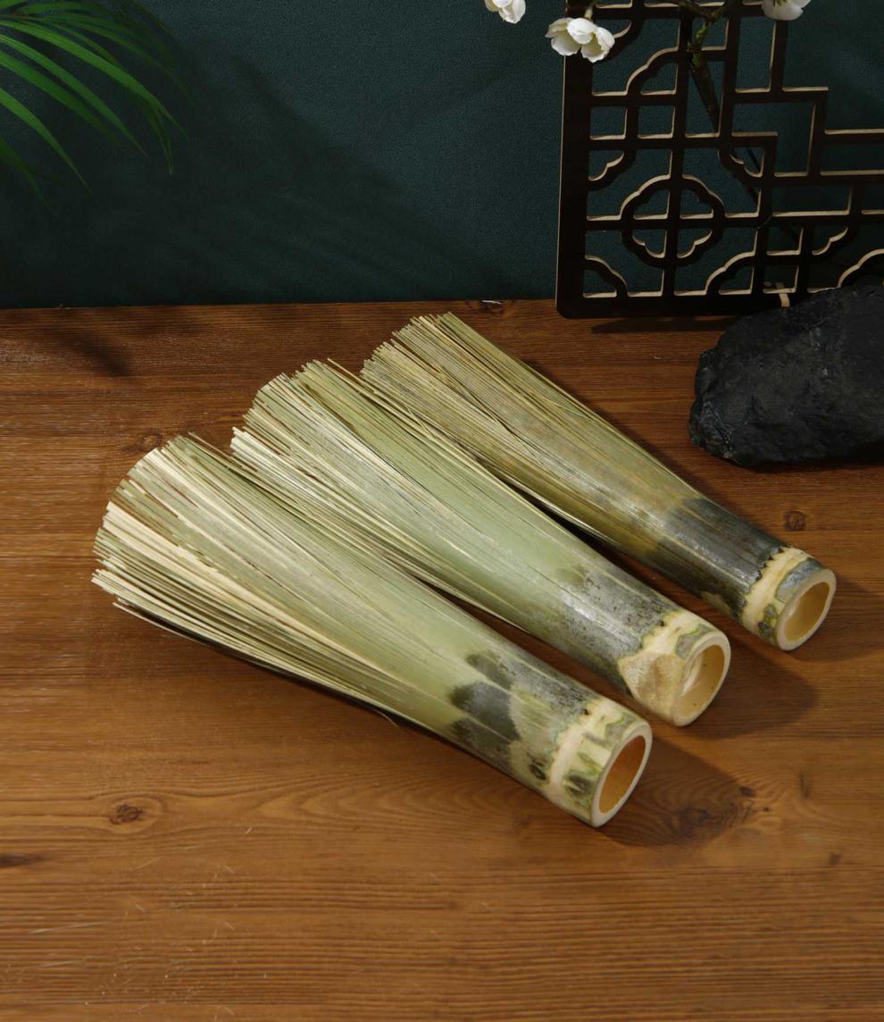 制作竹刷锅竹片洗锅刷清洁厨房用刷饭店酒店洗