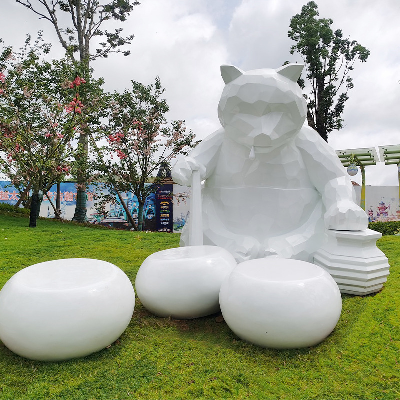 玻璃钢熊动物雕塑