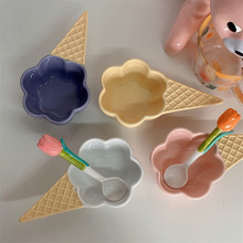 T9J5批发【又又海】可爱少女心冰淇凌雪糕甜品碗冰淇凌水果碗早餐