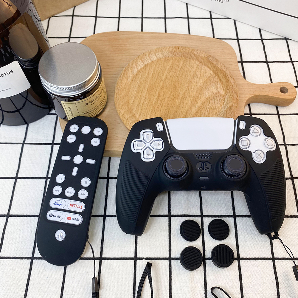 适用索尼sony play station 5游戏机手柄ps5遥控器硅胶保护套防尘