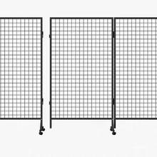 折叠款铁艺网格美术户外幼儿园作品展示架画展画室美术作品展览架