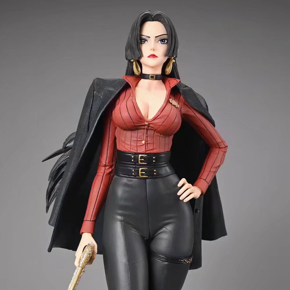 海贼王 1/4 乌塔 皮衣 西装 皮裤 红衣女帝 带发光 手办-阿里巴巴