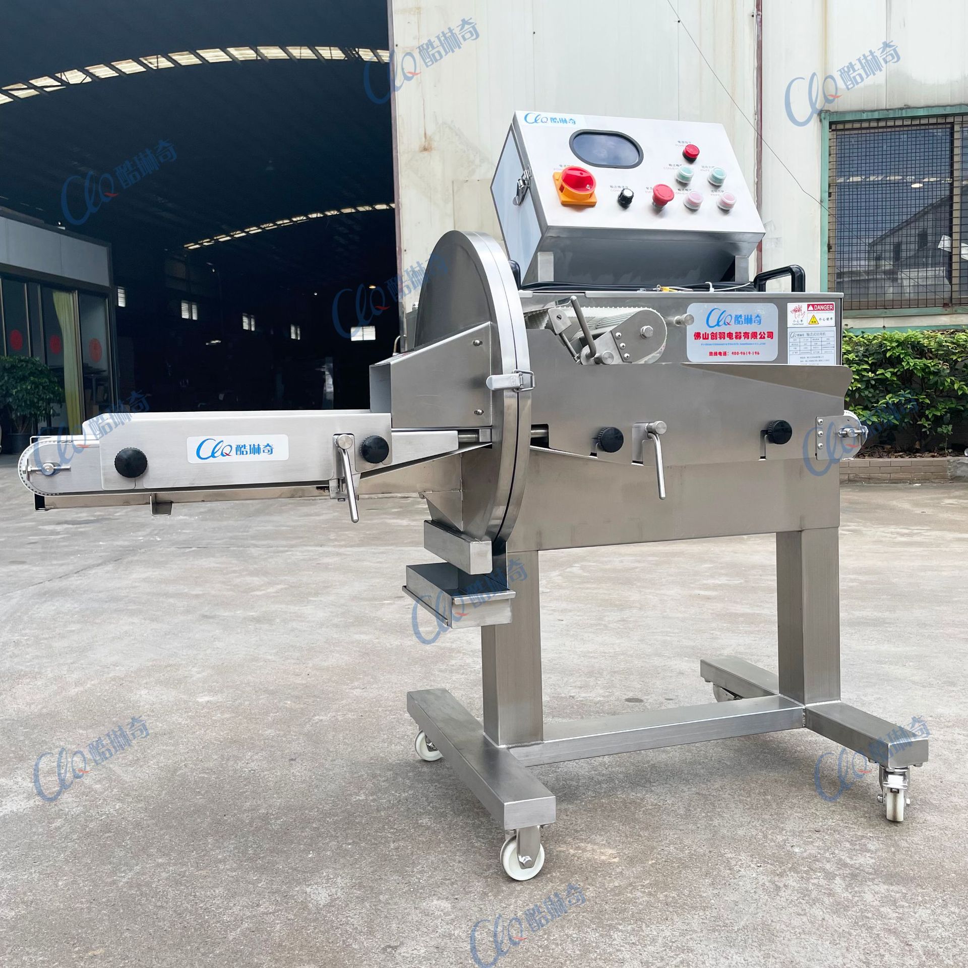 熟食肝脏猪肺猪肝切片机五花肉牛羊肉切熟肉机高效大产量切片h