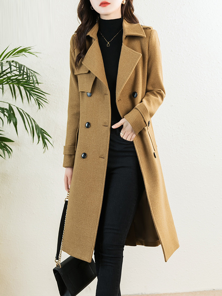 0成交1501件相似赫本风毛呢外套女中长款2022流行的小个子呢子大衣秋