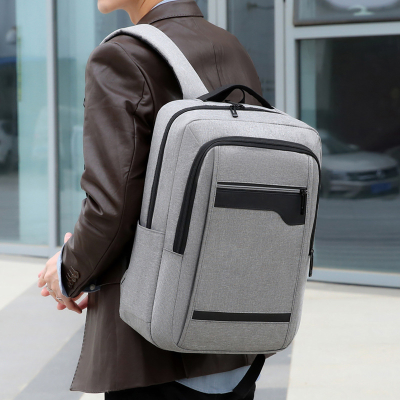 Commuter Backpack Men's Backpack Fashion 15.6 Computer Bag Business Backpack Printable Logo