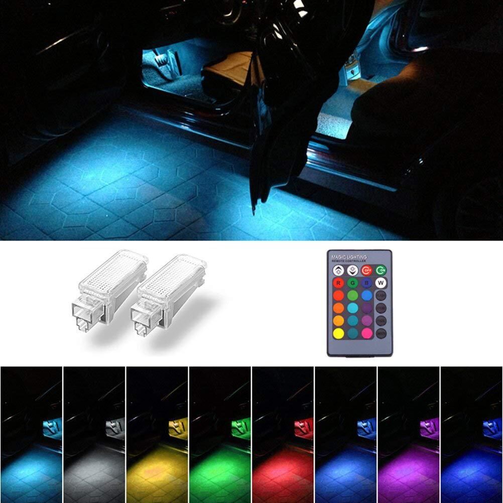 适用奥迪 大众 斯柯达 保时捷 led车门灯 迎宾灯 踏脚灯 行李箱灯