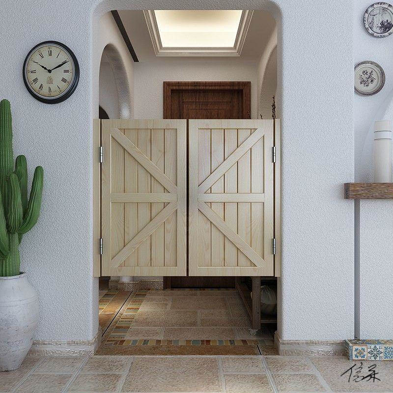双开牛仔门过道腰门酒吧牛仔洗手间小门弹簧花园栅栏半扇矮门拦门