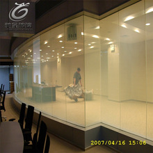 厂家直发供应智能调光玻璃 电控变色玻璃 通电雾化玻璃办公室隔断