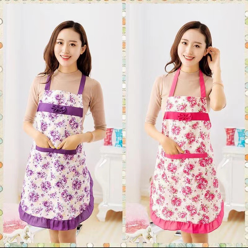 Spring and Summer Korean Style Lace Cute Apron