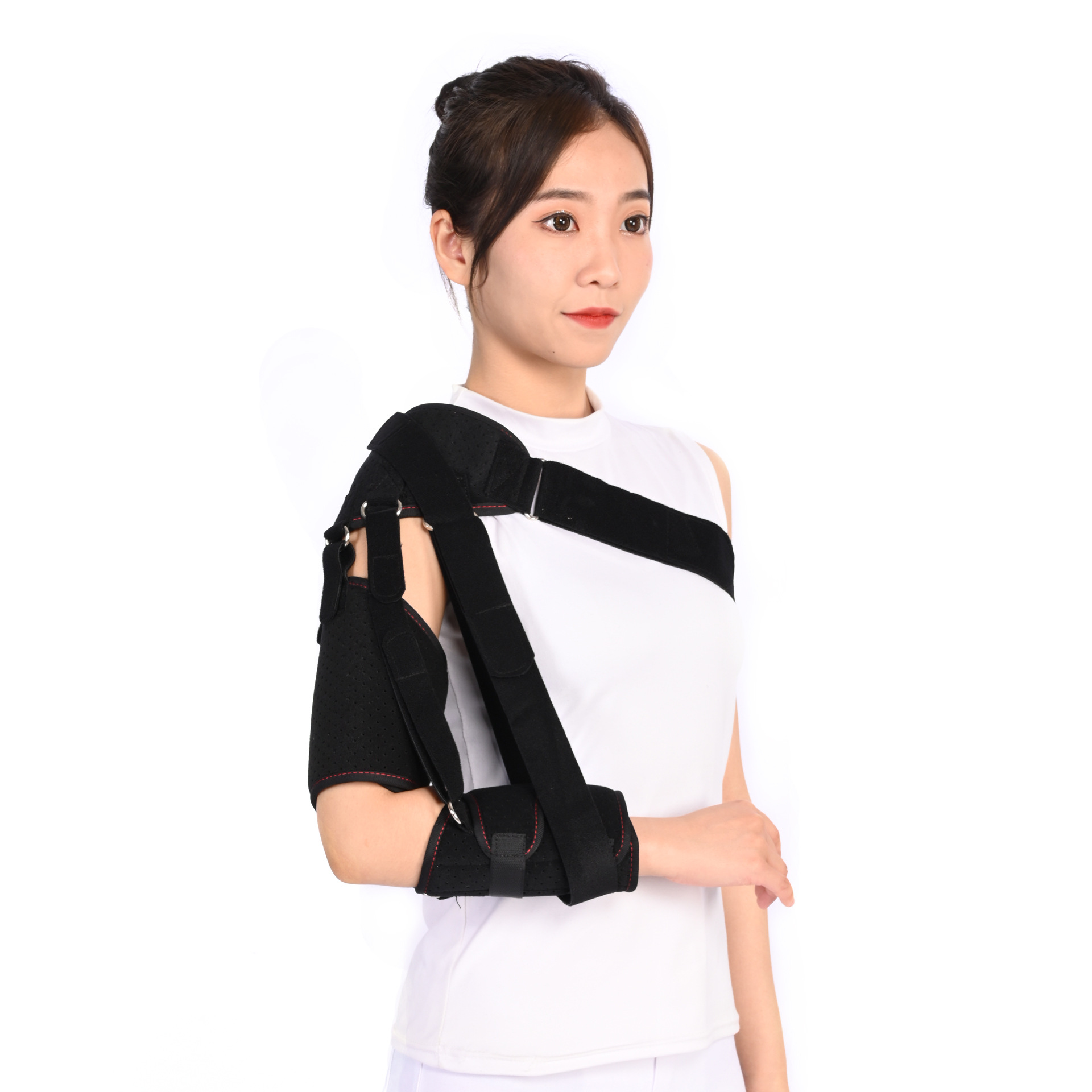 医用肩托康复肩关节半脱位偏瘫中风防脱臼保护固定带老人护肩