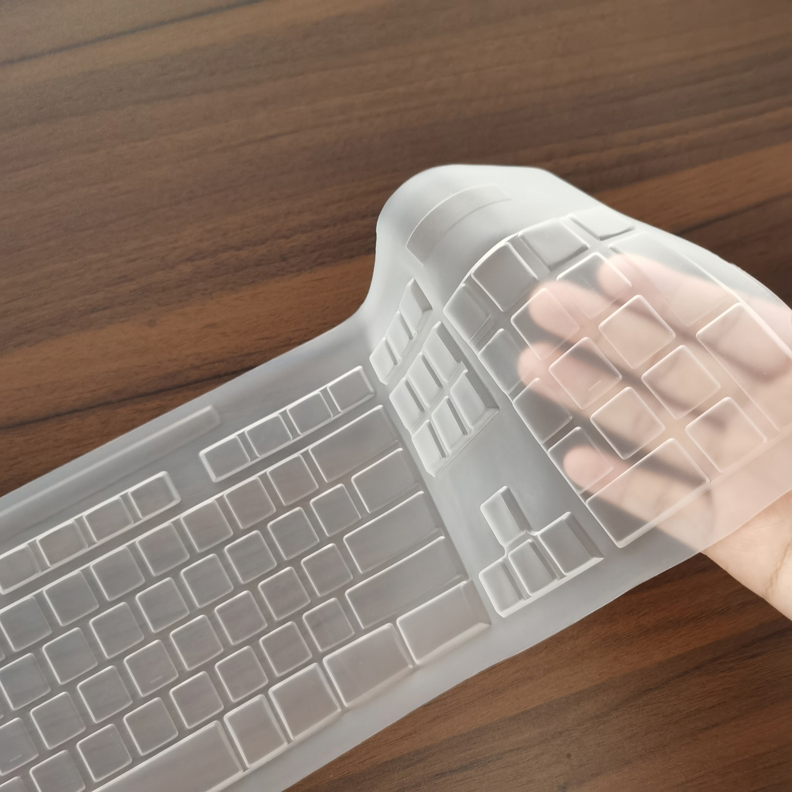 铭兴毅 适用罗技键盘保护膜 mk120/k400/k480彩色键盘硅胶防