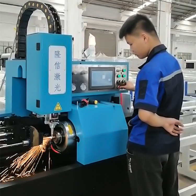 供应全自动激光切管机 汽车排气管割管机 无毛刺不锈钢激光切割机