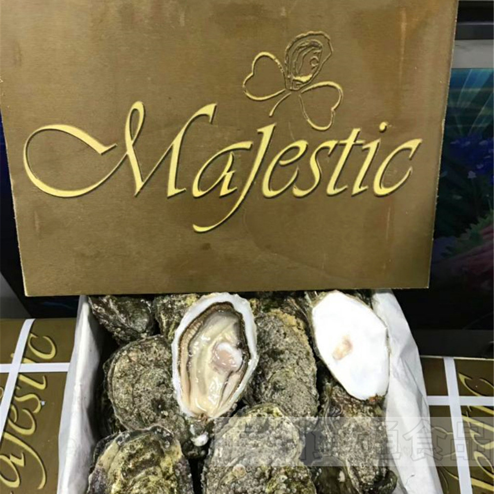 金珍珠生蚝0号48只箱法国生蚝刺身即食西餐厅食材批发