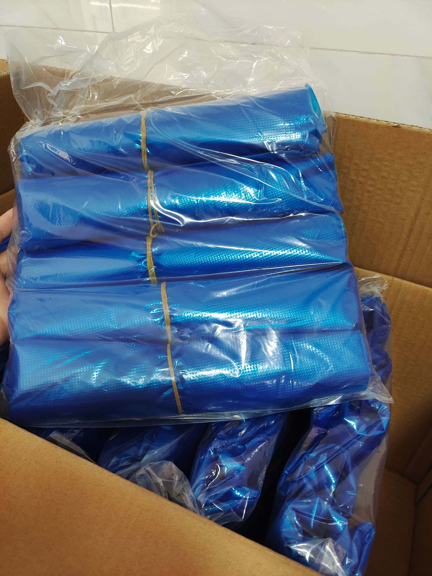 一次性加厚长筒防疫靴套免泥养殖场靴套隔离防虫蚁pe加厚鞋套