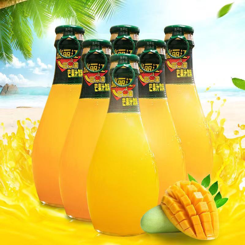 云南特产 瑞丽江芒果汁饮料 226ml*6瓶包邮 浓度25% 浓浓芒果味