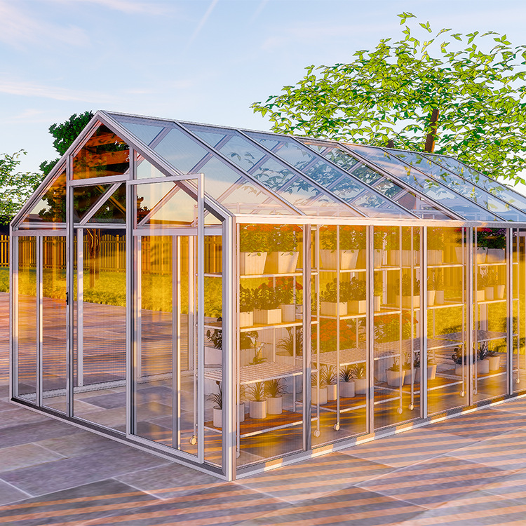 2平方 温室蔬菜植物种植花房 别墅庭院休闲阳光房