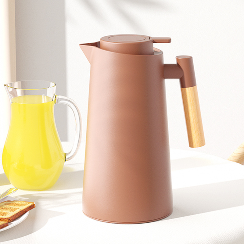 Glass Liner Vacuum Insulation Pot European Coffee Pot Household Plastic Kettle Customized Gift Advertising Printing Logo