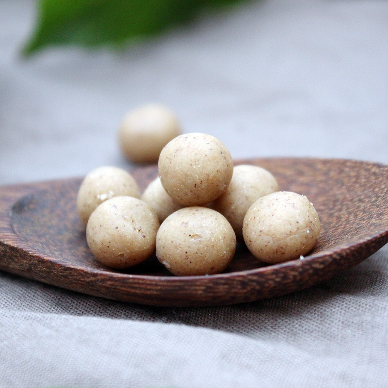 供应零食儿童八珍糕丸莲子粉芡实茯苓粉罐装罐装八珍丸子贴牌加工-阿