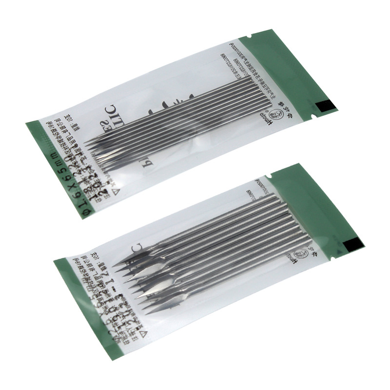 华佗牌医用不锈钢三棱针刺血针大号三棱针小号100支/盒