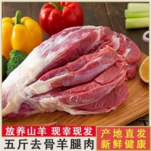 新鲜精修去骨羊腿肉现杀新鲜生羊肉烧烤羊腿新鲜速冻涮羊肉火锅