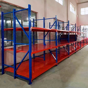 仓库仓储货架中量型三立柱面料货架重量型服装布料货架定制