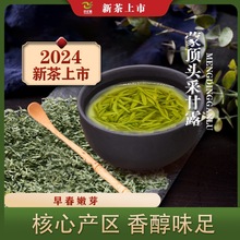 2024新茶 蒙顶甘露头采春茶125g 四川蒙顶山甘露  碧螺春类绿