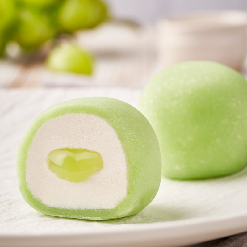 新品5支 和路雪大福冰淇淋可可流心芝士葡萄35g 糯米糍雪糍雪糕