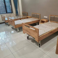 拓晟泰病床老年人床敬养老院实木单双摇护理床手摇老人床多功能