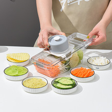 轻奢透明PET厨房切丝器土豆丝萝卜丝擦丝器多功能切菜器刨丝器