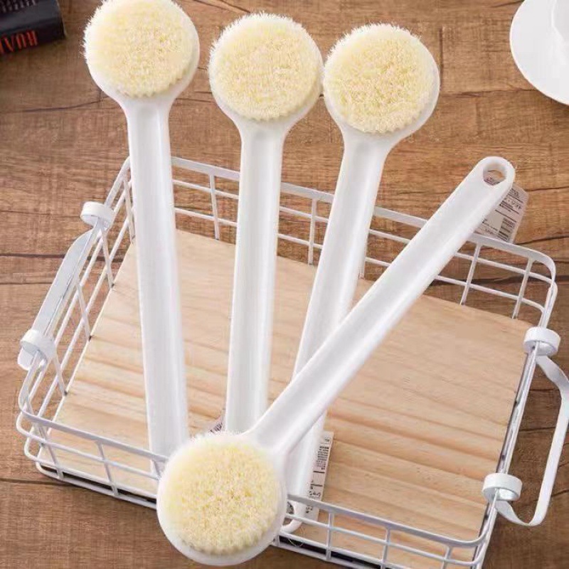 Japanese Unprinted Long Handle Bath Brush Suit Bath Brush Bath Brush Adult Back Cleaning Brush Good Product Bath Brush