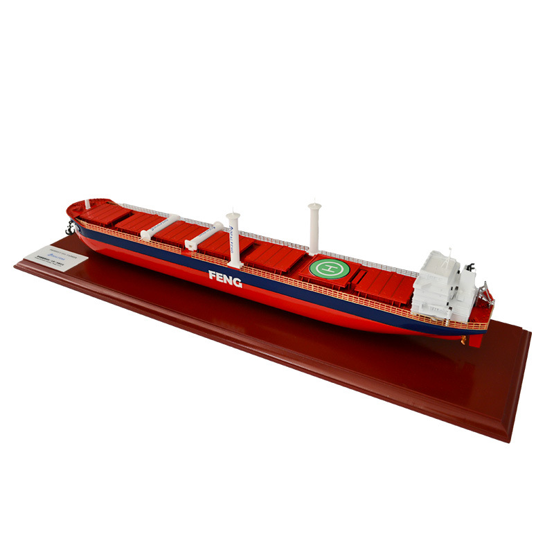 Spinning Tube Sail Cargo Ship Model Production Large Bulk Cargo Ship Model Dry Bulk Cargo Ocean Going Vessel Model