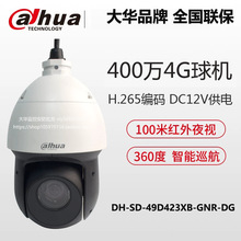 大华400万4G网络球机23倍变焦DH-SD-49D423XB-GNR-DG旋转防雨夜视