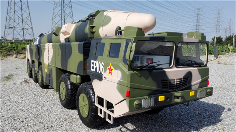 仿真东风41导弹车模型东风26东风21d发射车模型1:6df41仿真df26