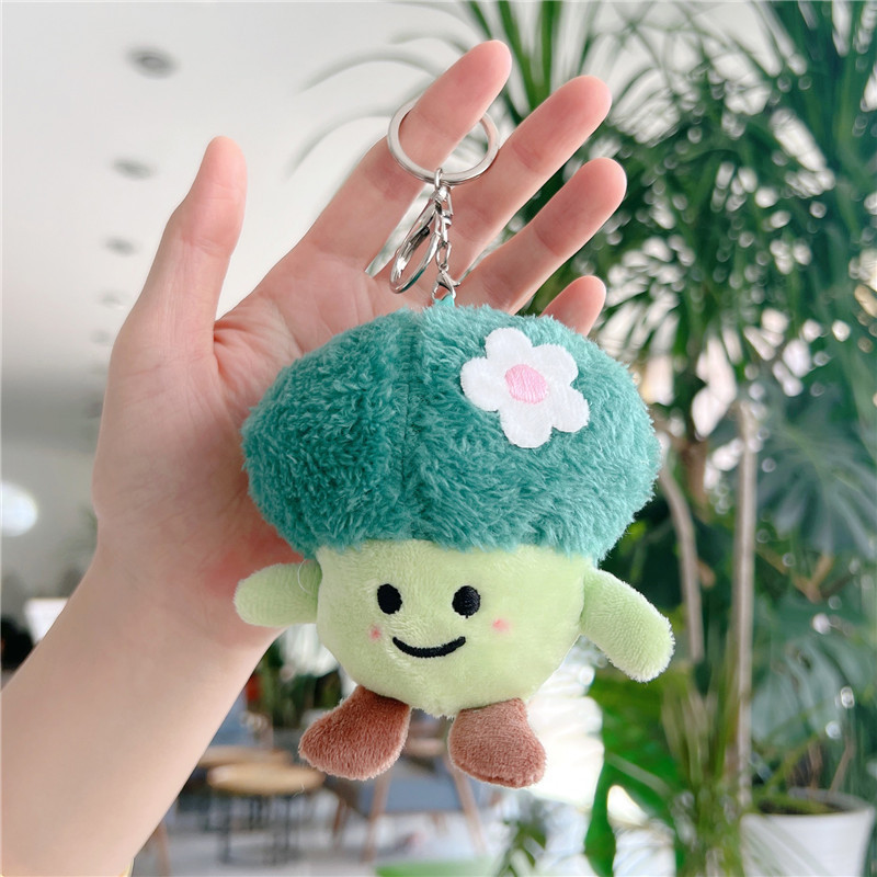 Cute Expression Brocoli Plush Toy Vegetable Doll Prize Claw Doll Wholesale Internet Hot Small Ornaments Gift