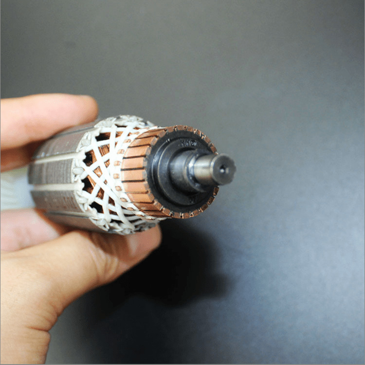 博世6-100角磨机转子 适配东成ff03-10转子 电动工具转子配件