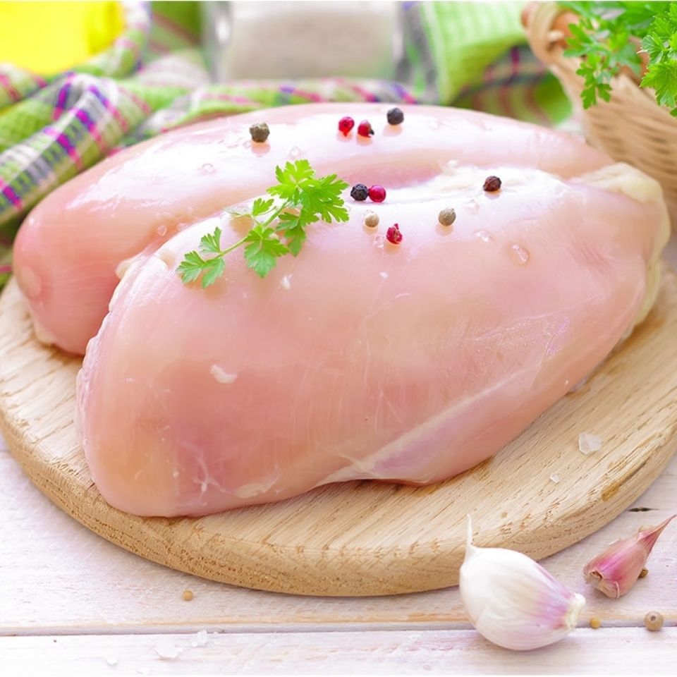 顺丰4斤包邮单冻鸡胸肉冷冻生鲜鸡胸脯肉去皮鸡大胸健身代餐蛋白