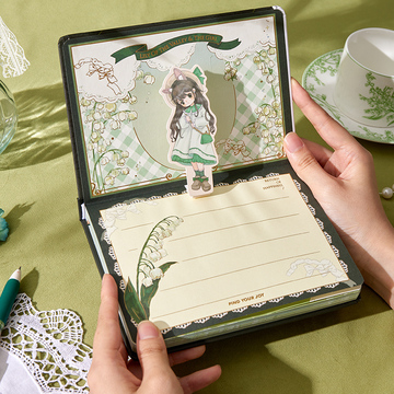 三年二班 手帐套装礼盒六一儿童节礼物笔记本小学生手账本高申途