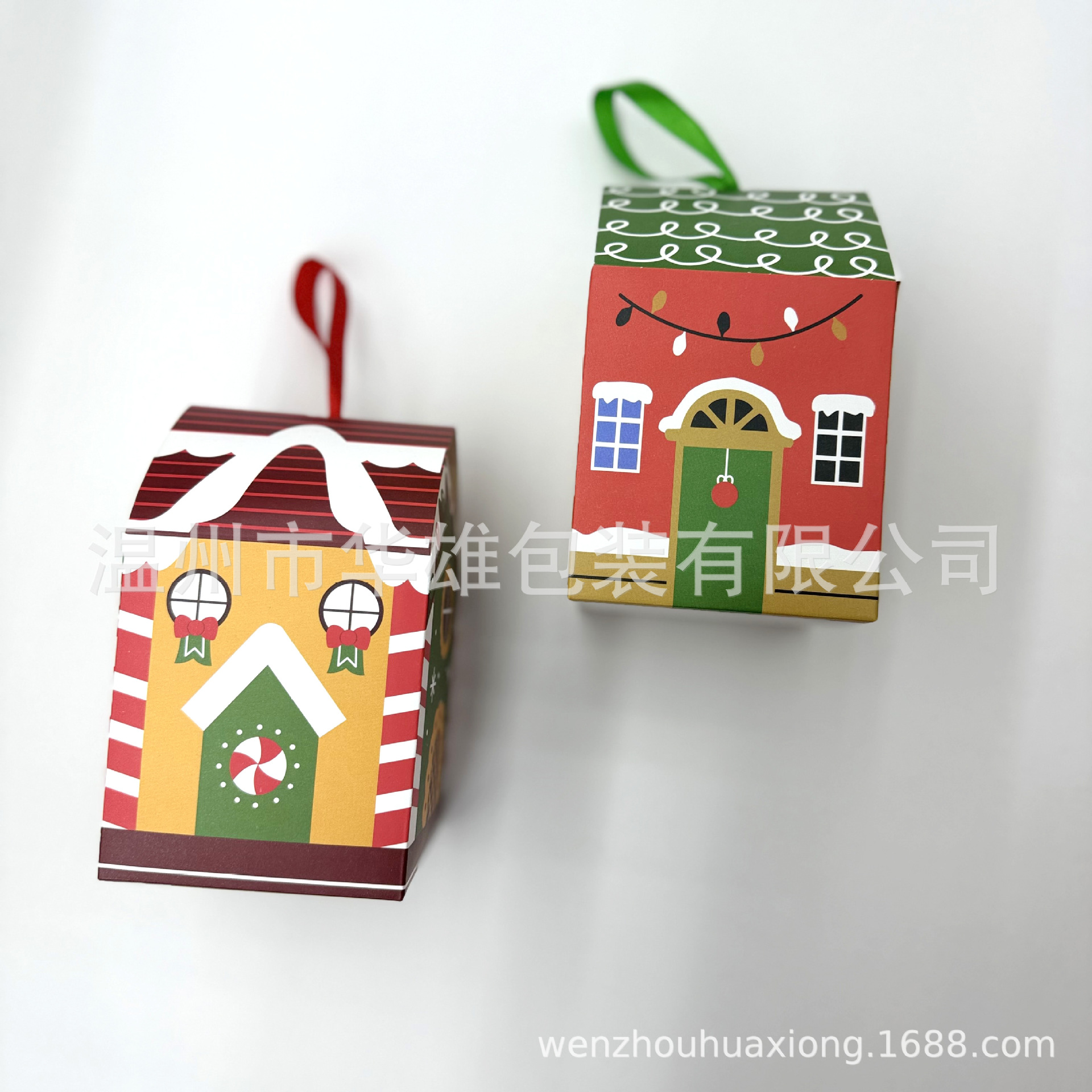 Cross-Border Christmas Packing Box Sweet House Small House Box Creative Gift Box Apple Box Biscuit Pastry Small Gift Box