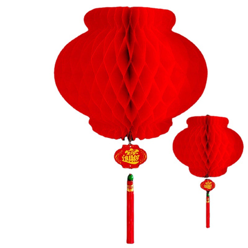时光灯笼小灯笼挂饰结婚用品新年大红婚庆开业节日春节装饰纸灯笼