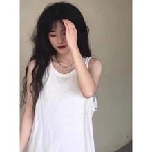 夏天吊带美坎肩背心无袖恤女2023夏季设计感小众外穿上衣潮独立站