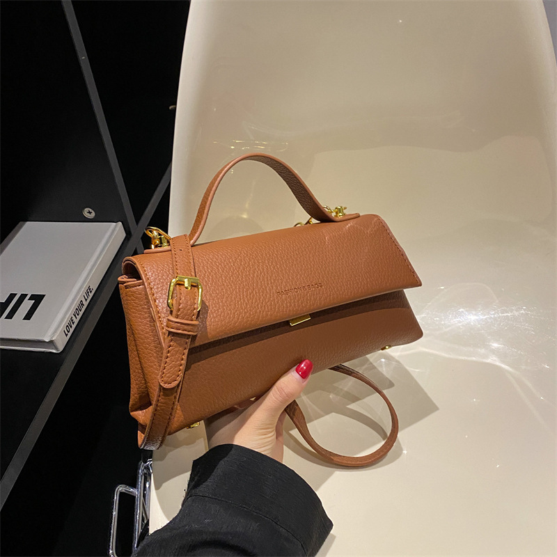 Internet Celebrity High Quality Bag Women's 2022 New Korean Style Simple Fashion Portable Shoulder Bag Trendy Crossbody Bag Small Square Bag