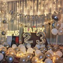 生日布置气球男生女孩儿童客房KTV酒店派对成人礼背景墙装饰套餐