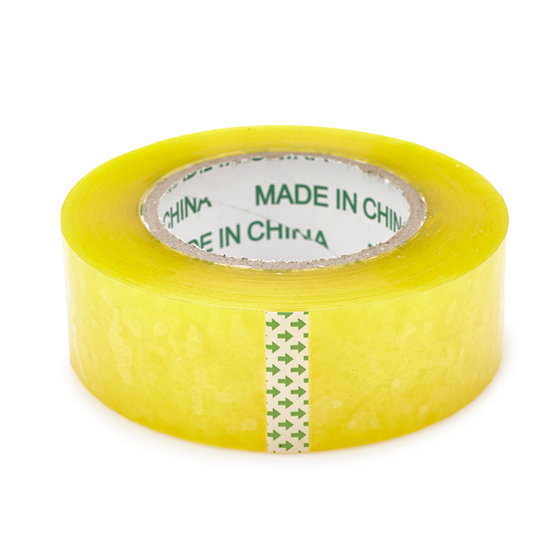 Transparent Packing Sealing Tape Strong Adhesive Wide Express Logistics Packaging Yellow Tape Factory Wholesale Bopp Tape