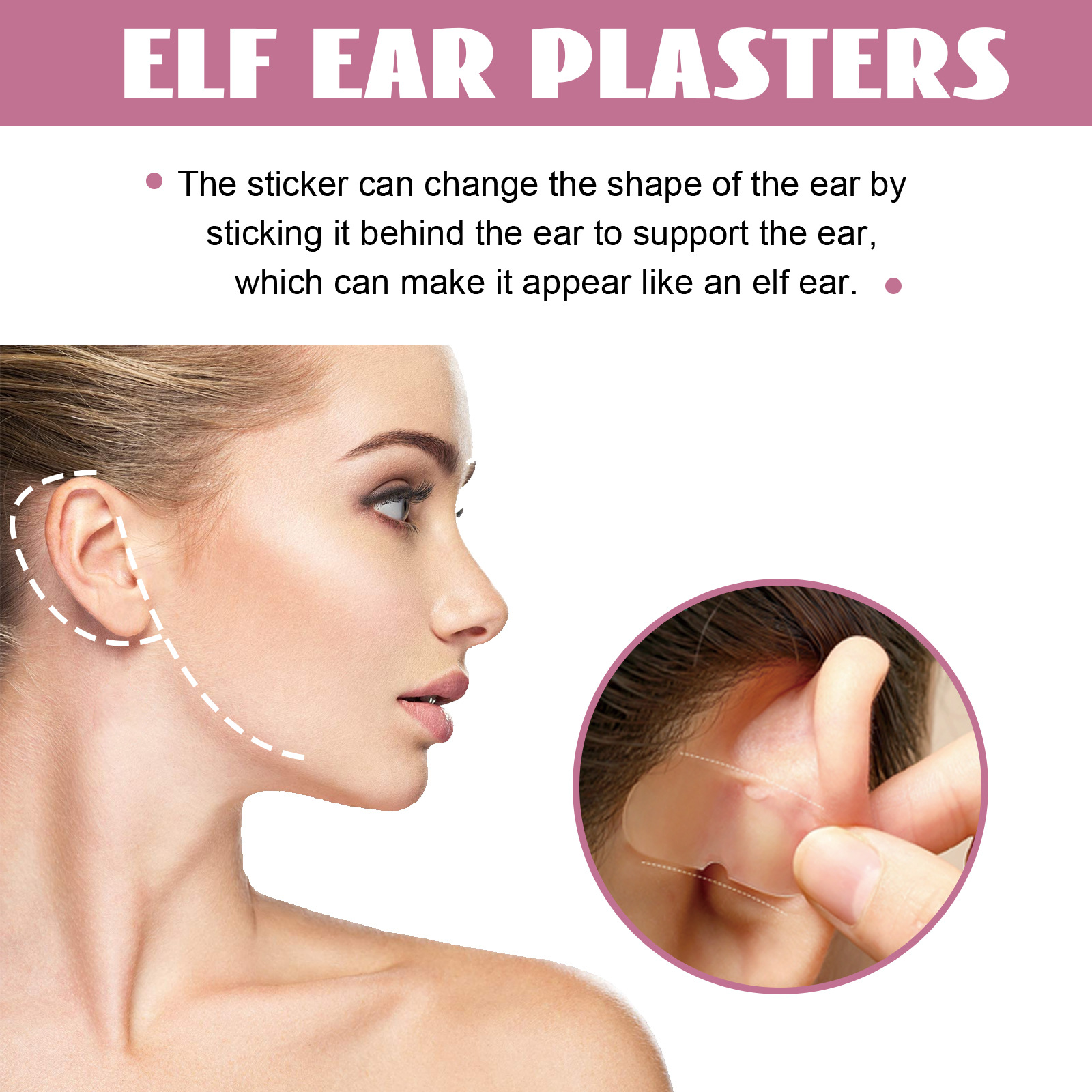 Eelhoe Genie Ear Patch Ears Magic Tape