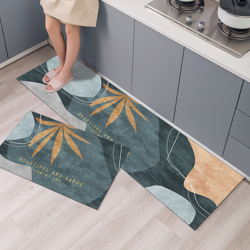 Kitchen Anti-Slip Floor Mat Absorbent Strip Combination Household Bedroom Door Multifunctional Floor Mat