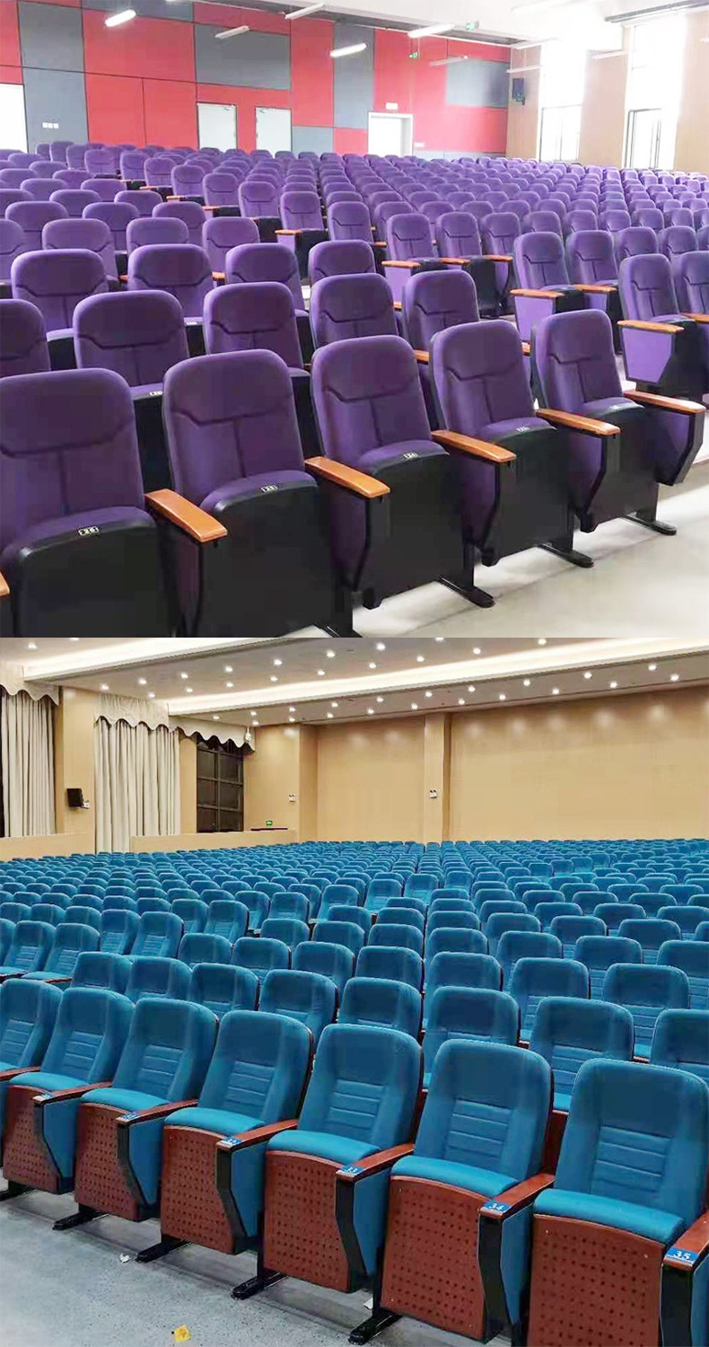 报告厅礼堂椅连排座椅会议室椅带小桌板电影院椅多媒体教室阶梯椅