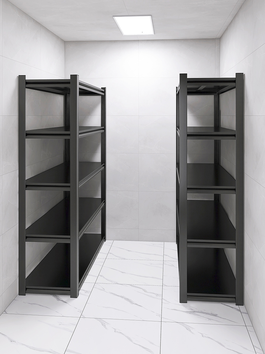 仓库货架多层落地置物家用阳台储藏室收纳储物架商用超市展示铁架