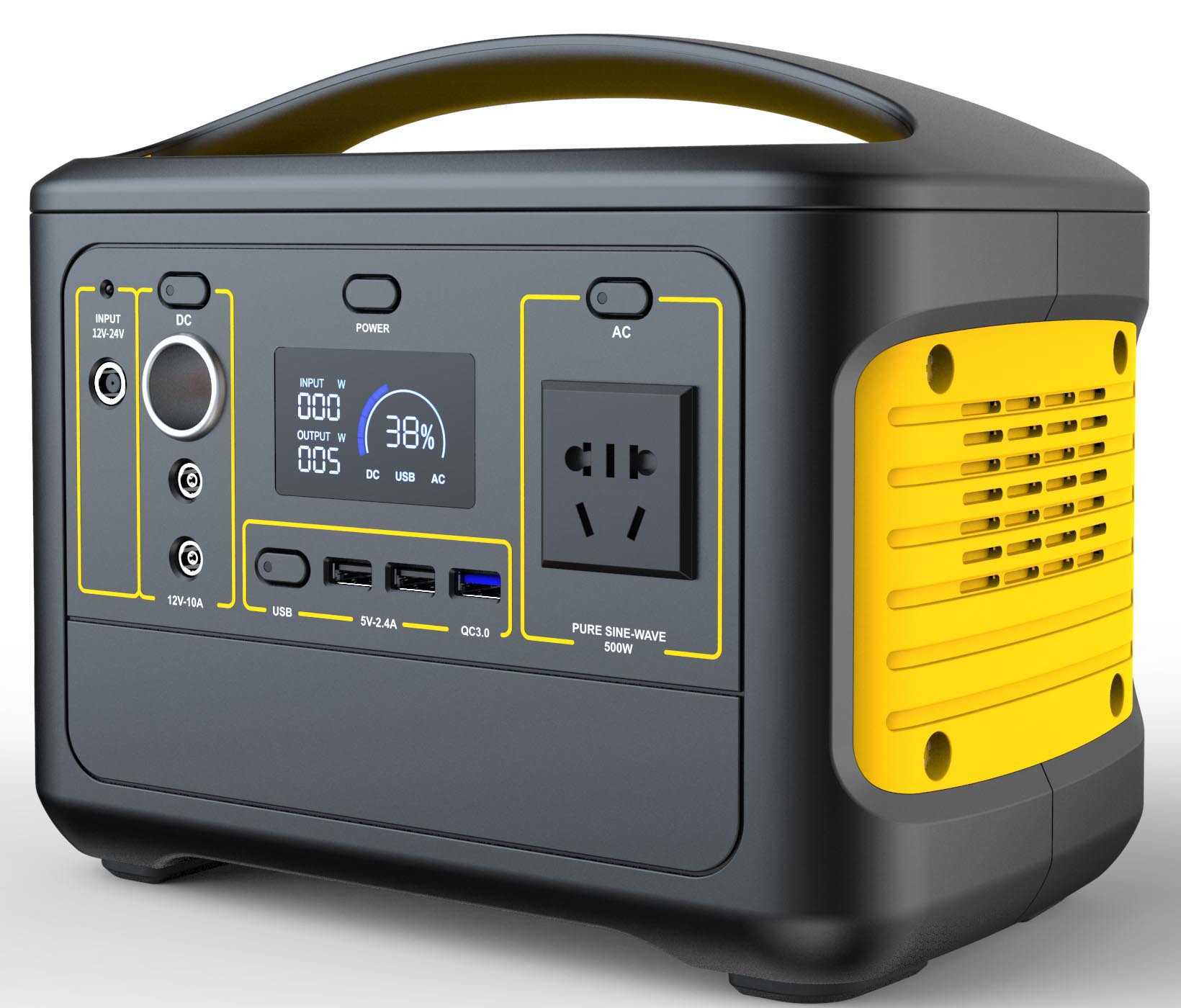 便携电源大容量储能电源户外电源500w电源户外移动电源中美日规